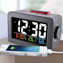 Digital Alarm Clock with Thermometer and Phone Charger #2
