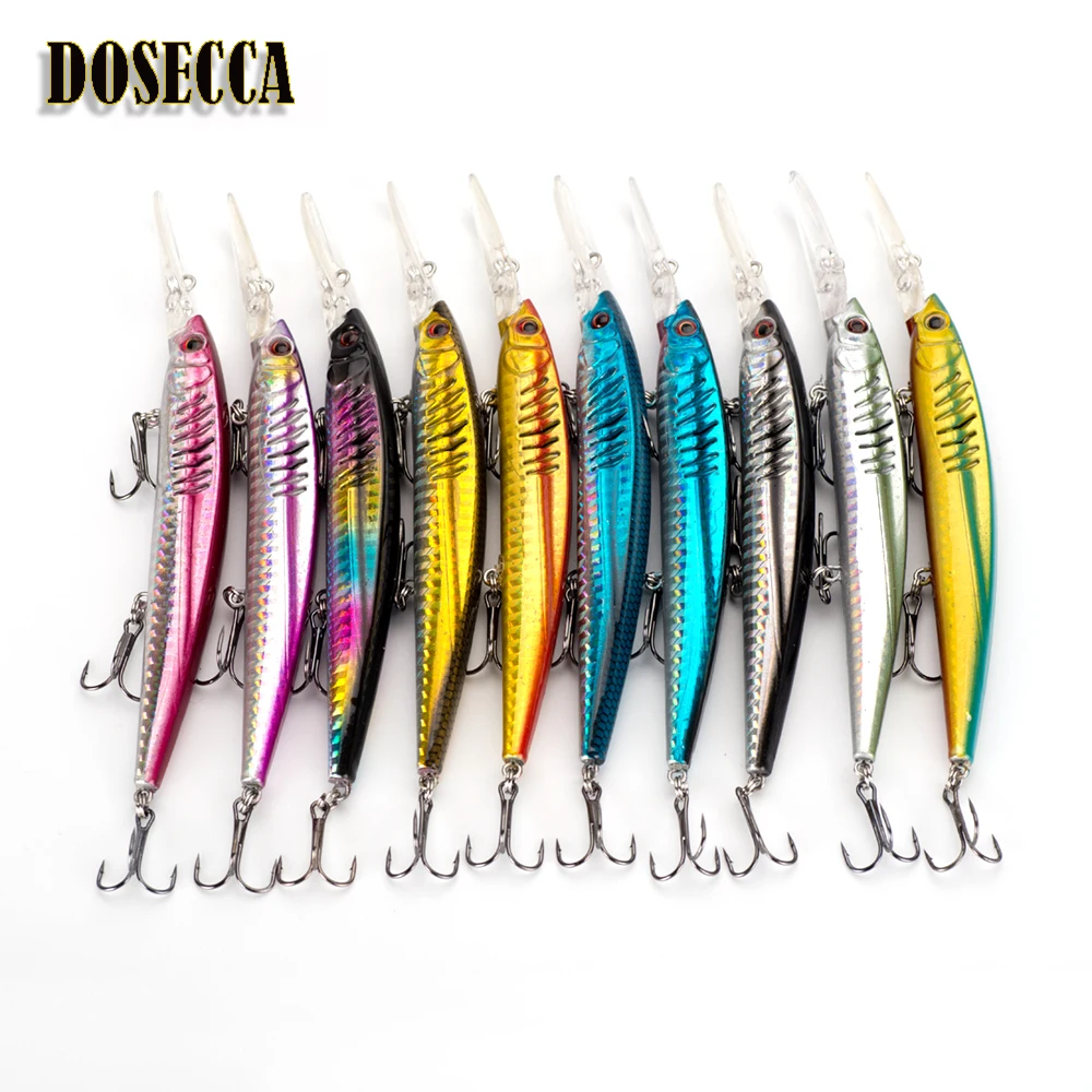 1PCS 15Cm 12.5g Japan Hard Bait Laser Minnow Fishing Lure  Deep Sea fishing Artificial Wobbler Pesca Fishing Bait fishing tackle