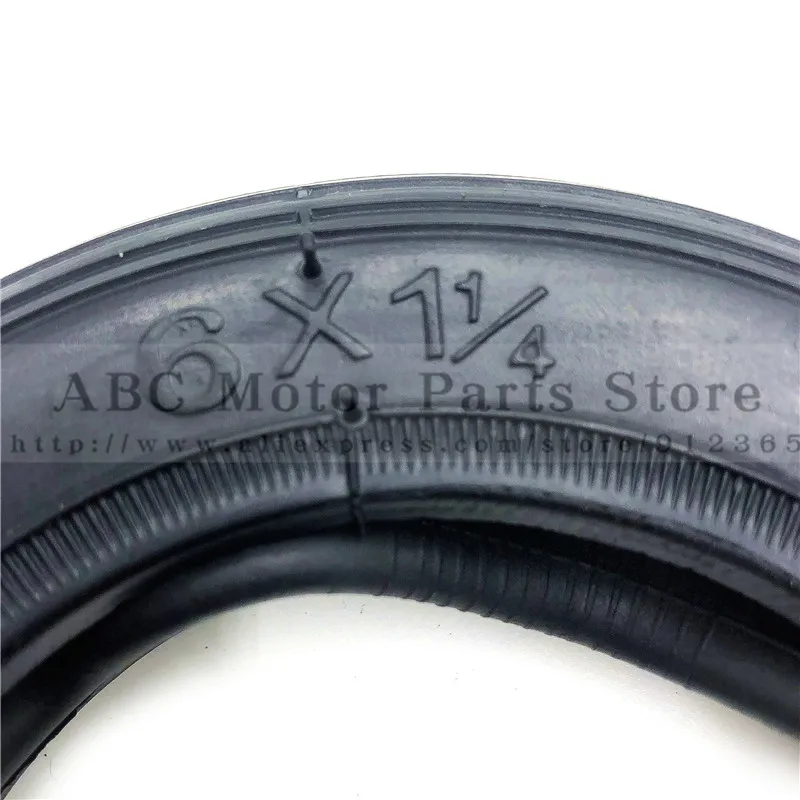 Motorcycle 6x1 1/4 tyre 150MM Scooter Inflation Wheel Aluminium Hub Inner Tube Electric Scooter 4 Inch Rims 6inch Pneumatic Tire