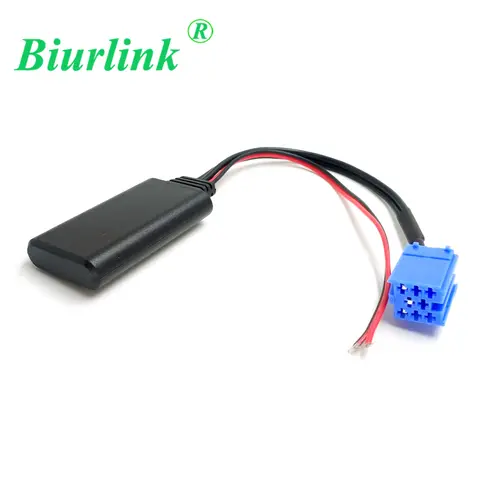 Blaupunkt 8Pin 미니 ISO 오디오 Aux In 포트 용 Biurlink Becker 용 Audi 용 Volkswagen 용 Bluetooth 모듈 수신기