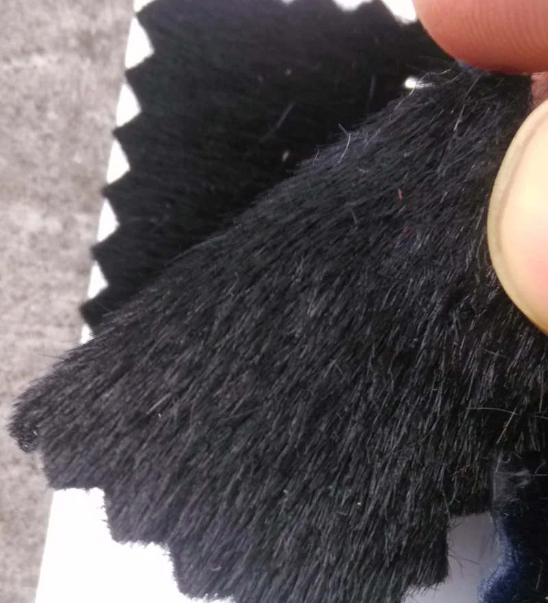 Imitation Horse Hair Fur Microfiber Leather Material