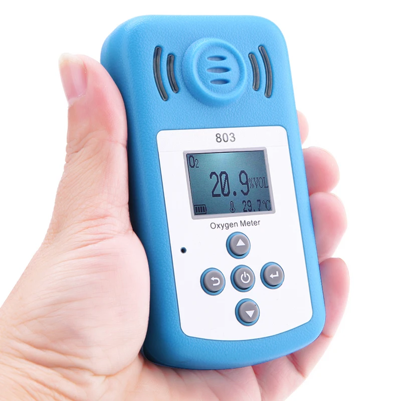 

KXL803 portable instrument portable oxygen (O2) concentration detector with LCD display and sound and light alarm