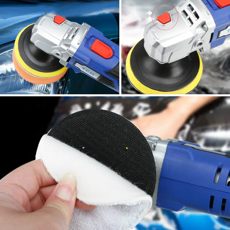 Hephaestus 12V lithiumbatterij opladen polijstmachine Autopolijstmachine Cleaner Draadloze draagbare verstelbare snelheid Waxmachine