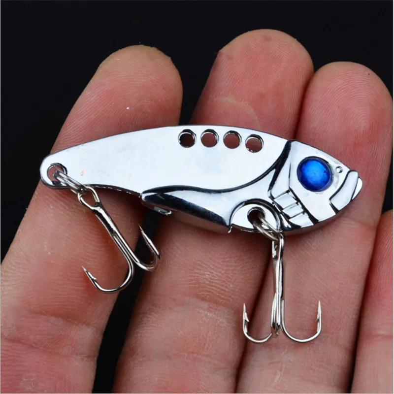 1Pcs Metal VIB Fishing Lure 11g 5cm Isca vivid Vibration Wobblers Bass Cicada Spinners Bait For All Top Water Fishing Tackle