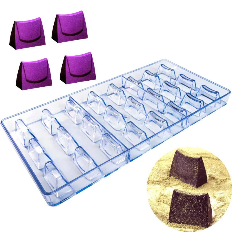 

DIY Lady Bag Chocolate Mould Polycarbonate Plastic Candy Making Chocolate Mold Cake Fondant Tools