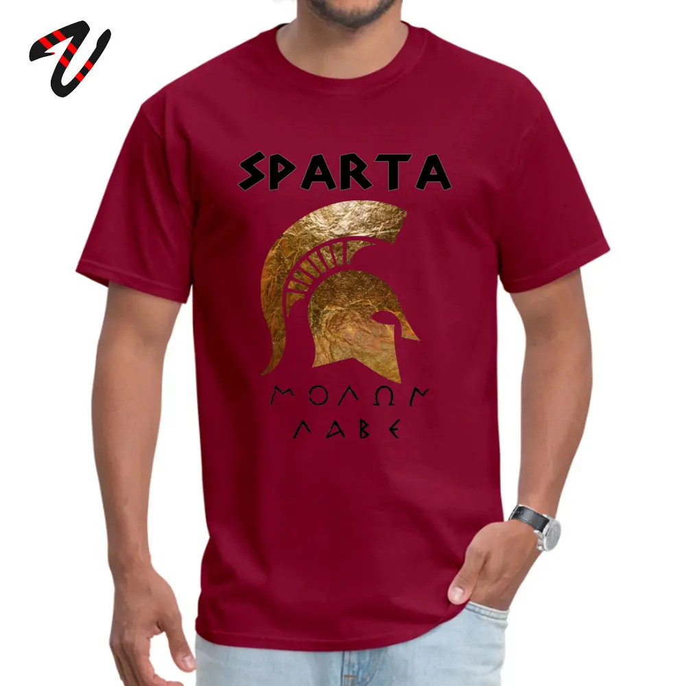 Hip Hop Men's Tops T Shirt Sparta Molon Lave Funny T-shirts All Moscow Rap Sleeve Gift Tee Shirt O Collar Swag Tees Men Tshirt