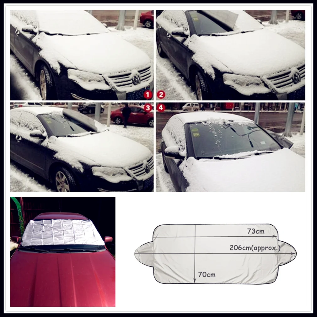 2018 new car Snow Ice Sun Shade Dust Cover for Peugeot 206 307 406 407 207 208 308 508 2008 3008 4008 6008 301 408