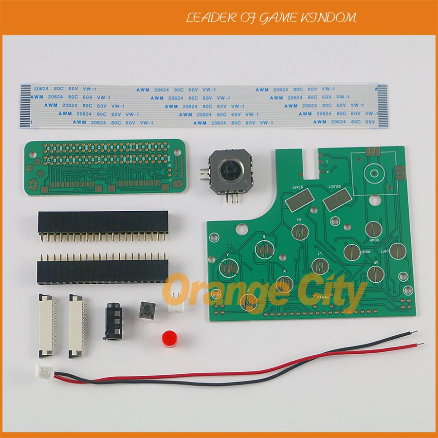 DIY 6 Buttons PCB Board Switch Wire Connector Kit For Raspberry Pi GBZ For Game Boy GB Zero DMG-001 DMG-01