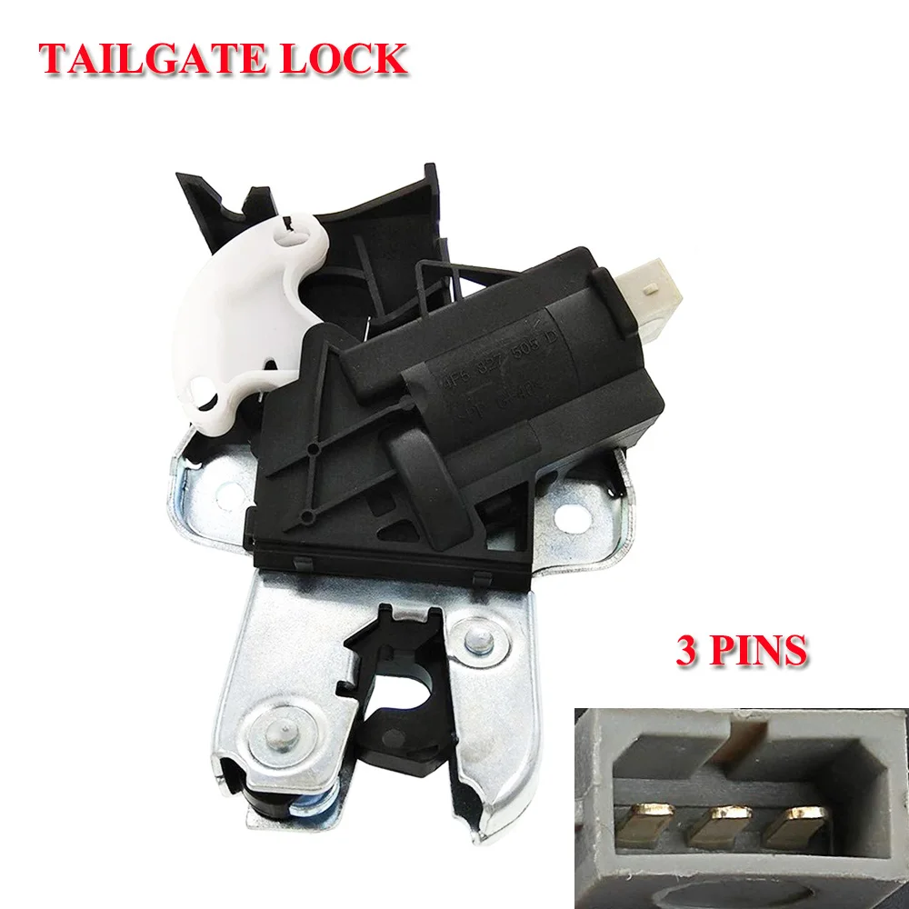 4F5827505D Bootlid Rear Trunk Lid Lock Latch For VW Eos Jetta MK5 Passat B6 B7 CC For Audi A4 Avant 2005-2016 A5 A6 A8 Seat EXEO