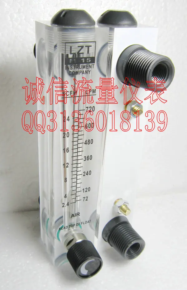 LZT-15T adjustable gas flow meter 2.5-25m3/h cubic meter / hour air flowmeter