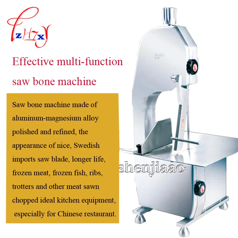 750w Knochen Kommerziellen schneiden von fleisch knochen Von Gefrorene fleisch schneiden maschine maschine cutter Knochen cutter maschine Fisch cut 220 V