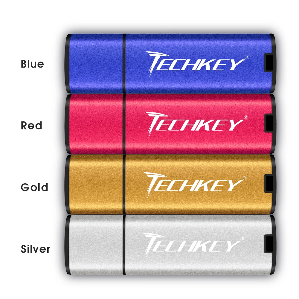 Techkey usb 플래시 드라이브 32gb 펜 드라이브 64gb 16gb 8gb 4gb, 다채로운 플래시 디스크 cle usb 저장 장치 고속 메모리 스틱