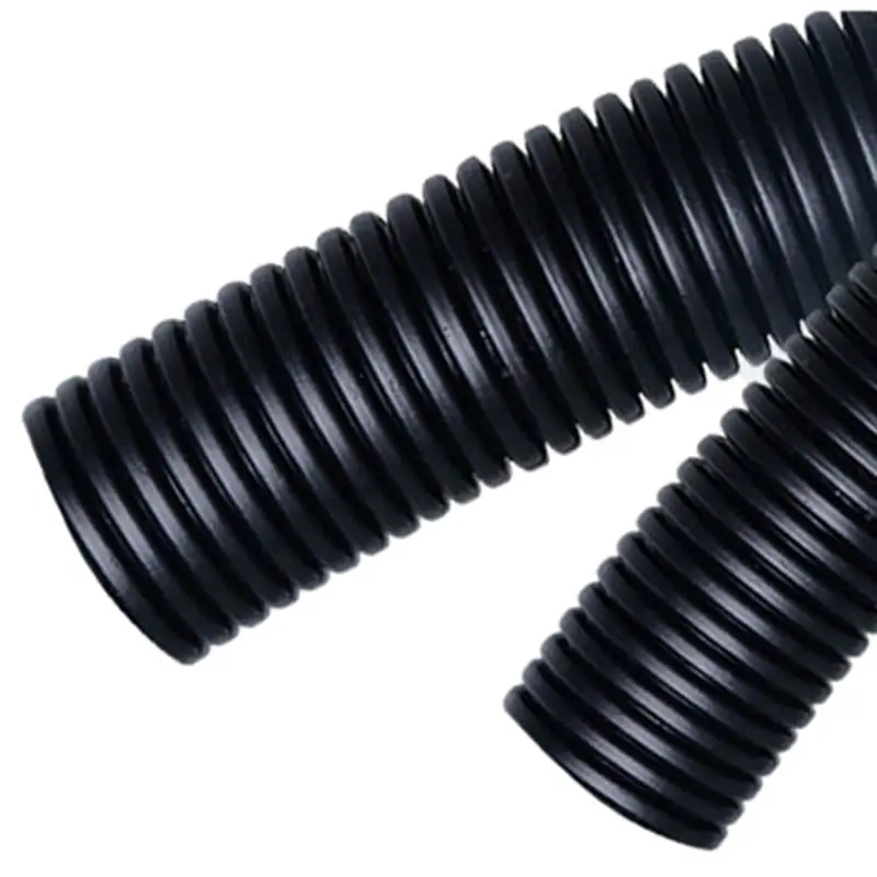 20 Ft 1/4 inch Split Wire Loom Conduit Polyethylene Tubing Black Color Sleeve Tube