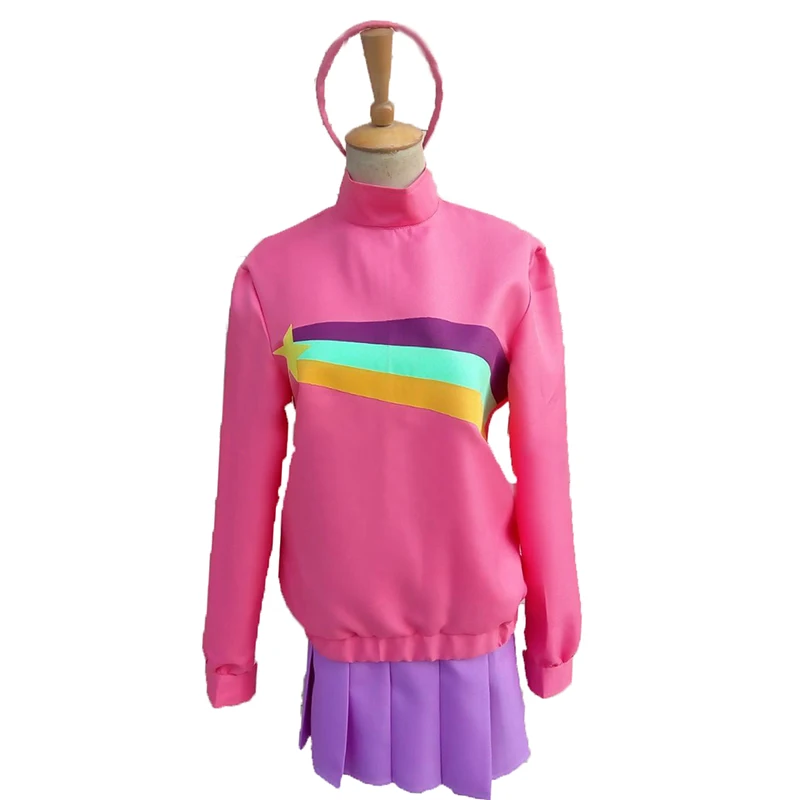 Mabel Pines Cosplay Costume with hair accessory