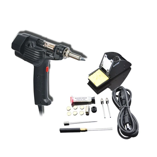 Super Desoldering Gun Electric Suction Tin Machine Portable Single High-power Suction Gun 100W Welding Repair Tools