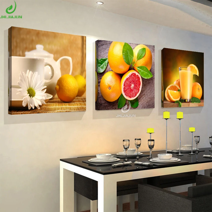 Fruit Pictures Canvas Home Decor Posters And Print Modular Pictures Paintings For The Kitchen Hd Print  Cuadros Decoracion