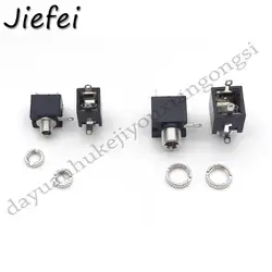 20pcs 2.5mm / 3.5mm PCB Female Audio Mount Jack Connector 3 Pin DIP Headphone Jack Socket Mono Channel Double Track Socket