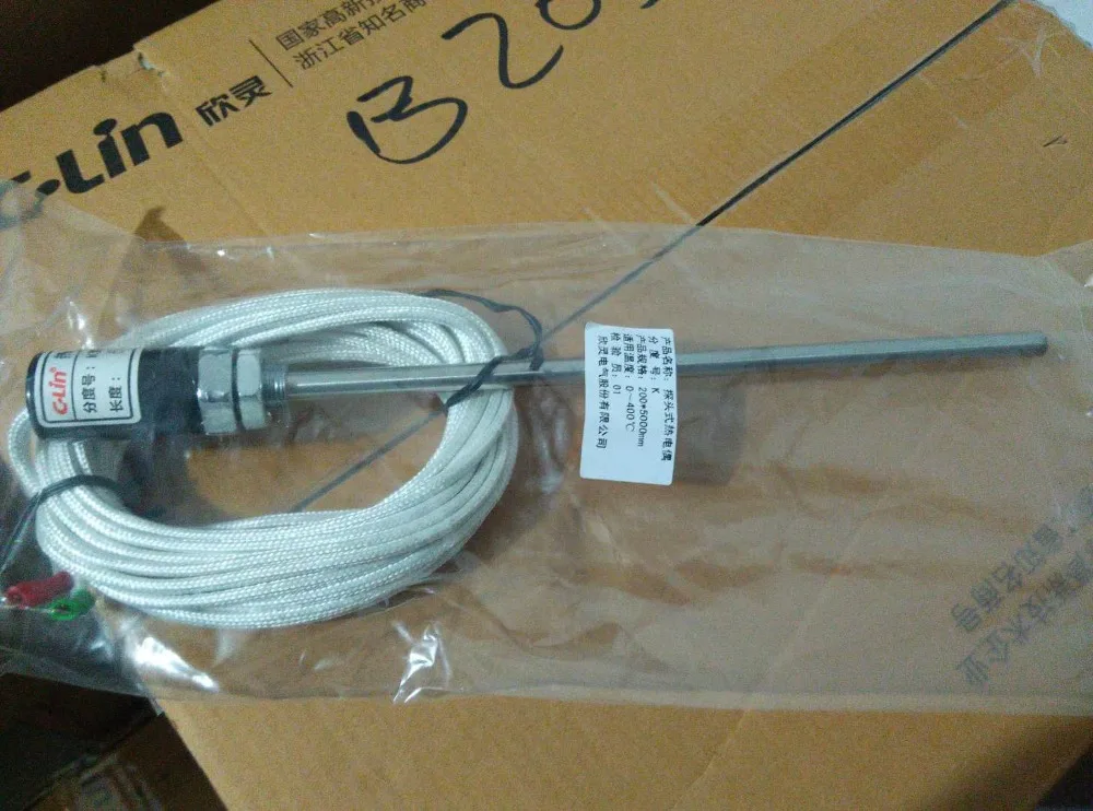 Brand new original authentic C-Lin WRNT-03 (K type) line length 5 meters probe type thermocouple