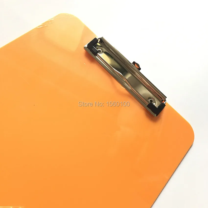 Multicolor A4 plastic clip board portable file clipboard with hook Cute writing pad for gift office supplies/ stationery