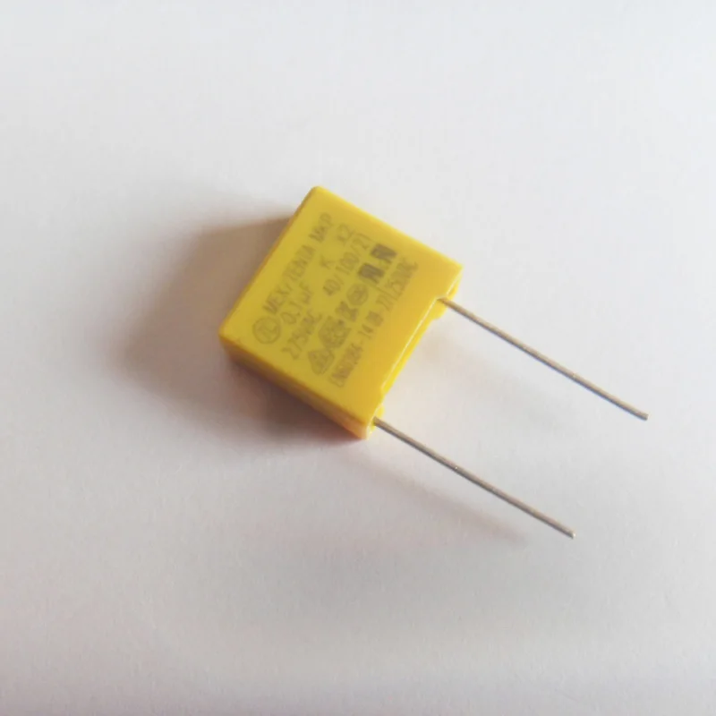 

50pcs/lot X2 Safety Capacitor 275VAC 0.1uF 100nF 104K Pin 10mm