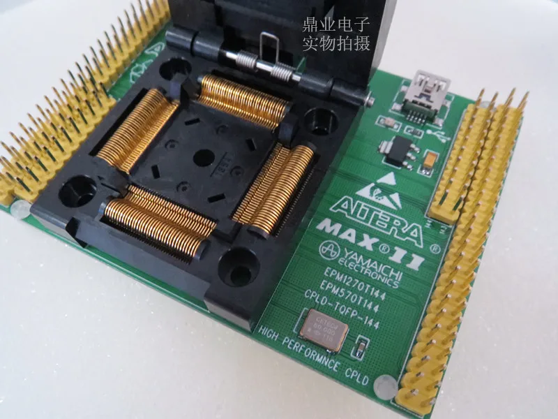 Clamshell EPM270T144 EPM570T144 YAMAICHI IC51-144-1354 -LQFP144 spacing 0.5mm  IC Burning seat Adapter Socket test bench