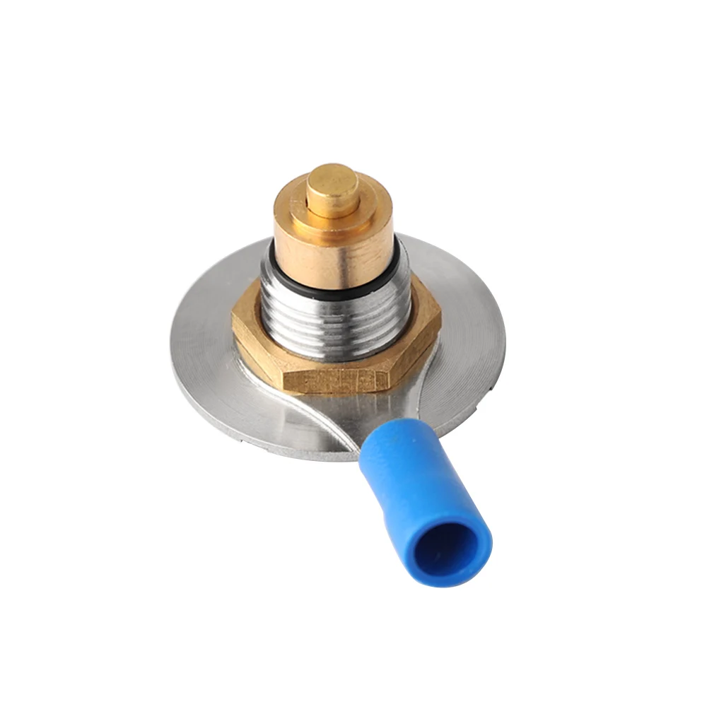 New Hot Useful Stainless Steel Brass Blue Low Profile Spring Loaded 22mm 510 Battery Connector for Mechanical Mod