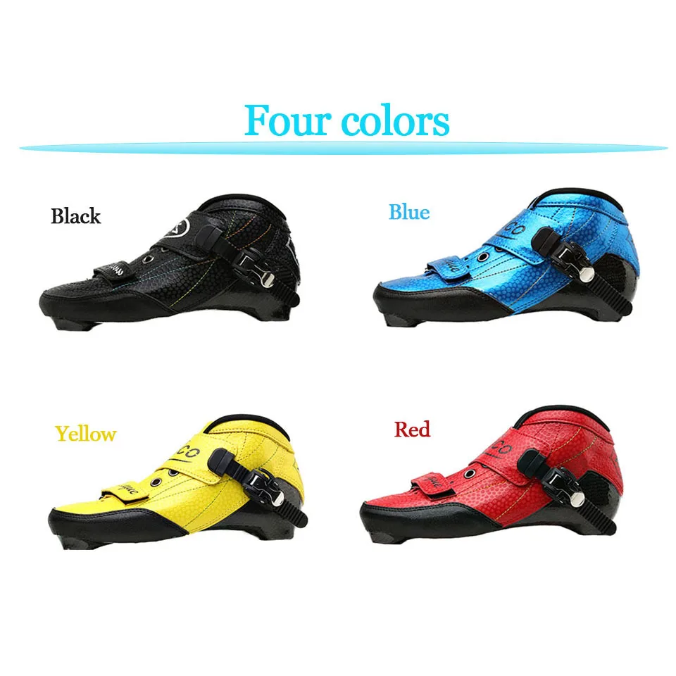 سرعة زلاجات دوارة مضمنة أحذية من ألياف الكربون المهنية سباق التزلج ZICO الزلاجات للأطفال الكبار الرجال Patins #3