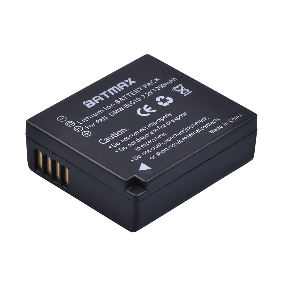 Batmax 1PC DMW-BLE9 DMWBLG10  Battery for Panasonic DMW-BLE9 DMW-BLG10 DMC-GF3 DMC-GF5 DMC-GF6 DMC-GX7 DMC-LX100