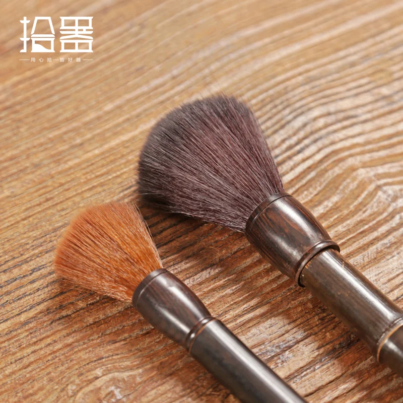 Creative Handmade Bamboo Tea Brush Cleaner Tea Tray Green Tea Kung Fu Tea Tools Makeup Brushes Kettle Cup Pots Kitchen Washing