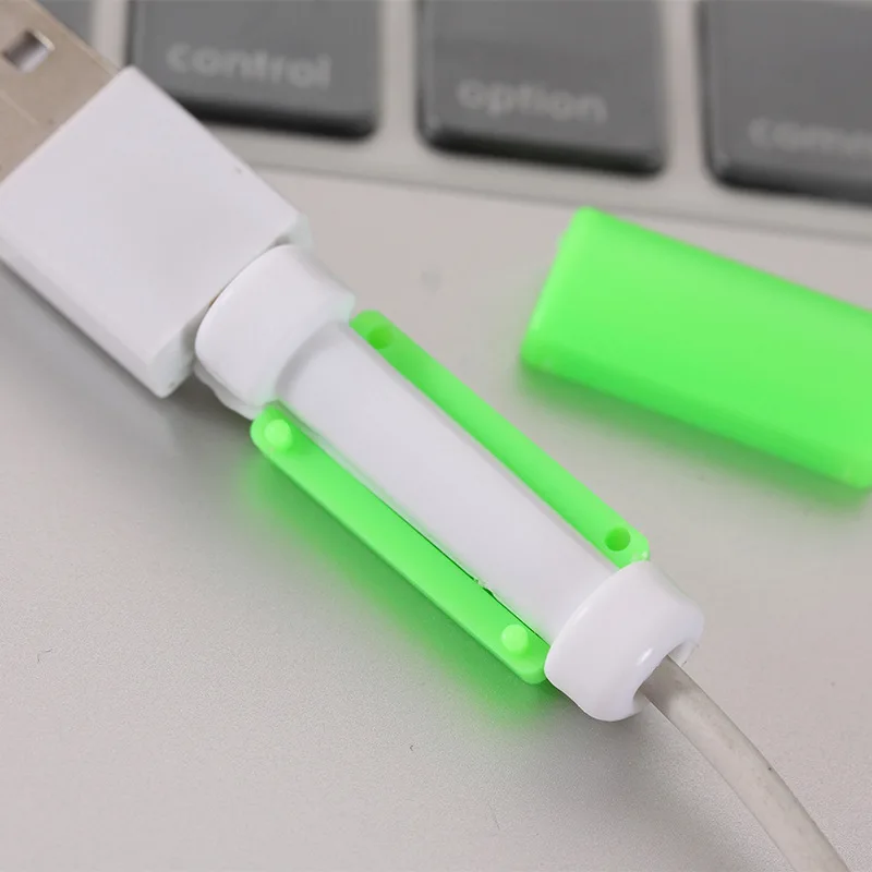 Cable Protector Data Line Colors Cord Protector Protective Case Long Size Cable Winder Cover For iPhone USB Charging Cable