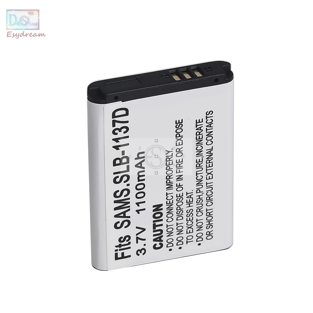 1137D SLB-1137D Camera Battery for Samsung DigiMax L74 L74 Wide i100 85 i80 NV24 NV30 NV103 NV40 NV106 PM191