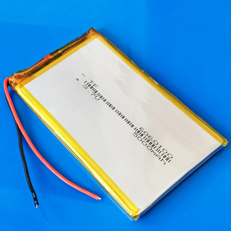 3.7V 5000mAh Polymer Lithium Li-Po Rechargeable Battery Li cells For GPS PSP DVD PAD E-book tablet pc laptop power bank 6060100