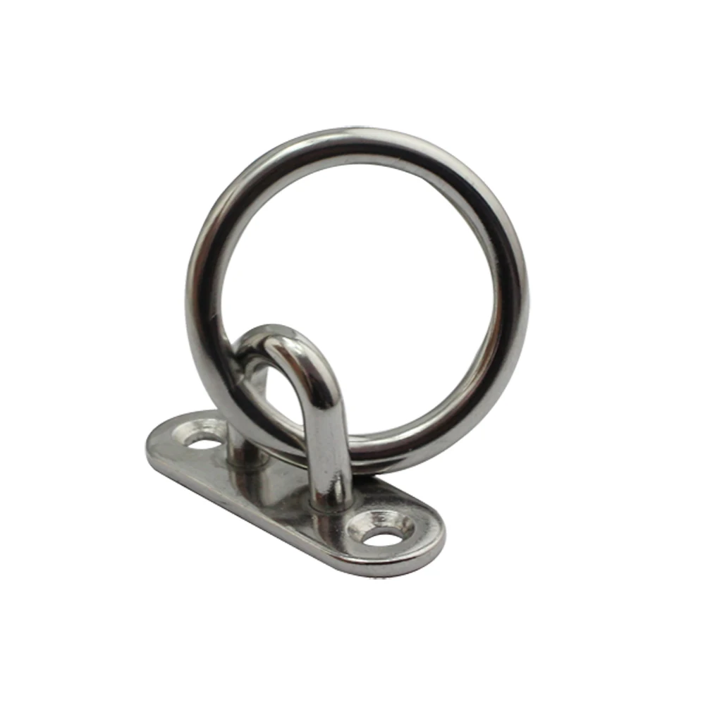 Heavy Duty 5/6/8mm 316 Stainless Steel Oval door buckle with ring