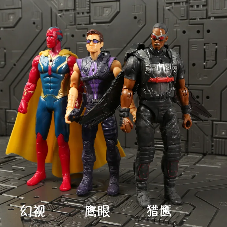 End เกมตัวเลขการกระทำ Captain Endgame Figurine Ironman Thanos Antman Thor ของเล่น