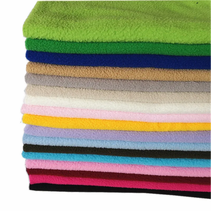 33x32cm Multi-Colors Soft Polar Fleece Fabric Thick Tissues for Patchwork Sew Doll Stuffed Toys Cloth Pillow Material Polyester