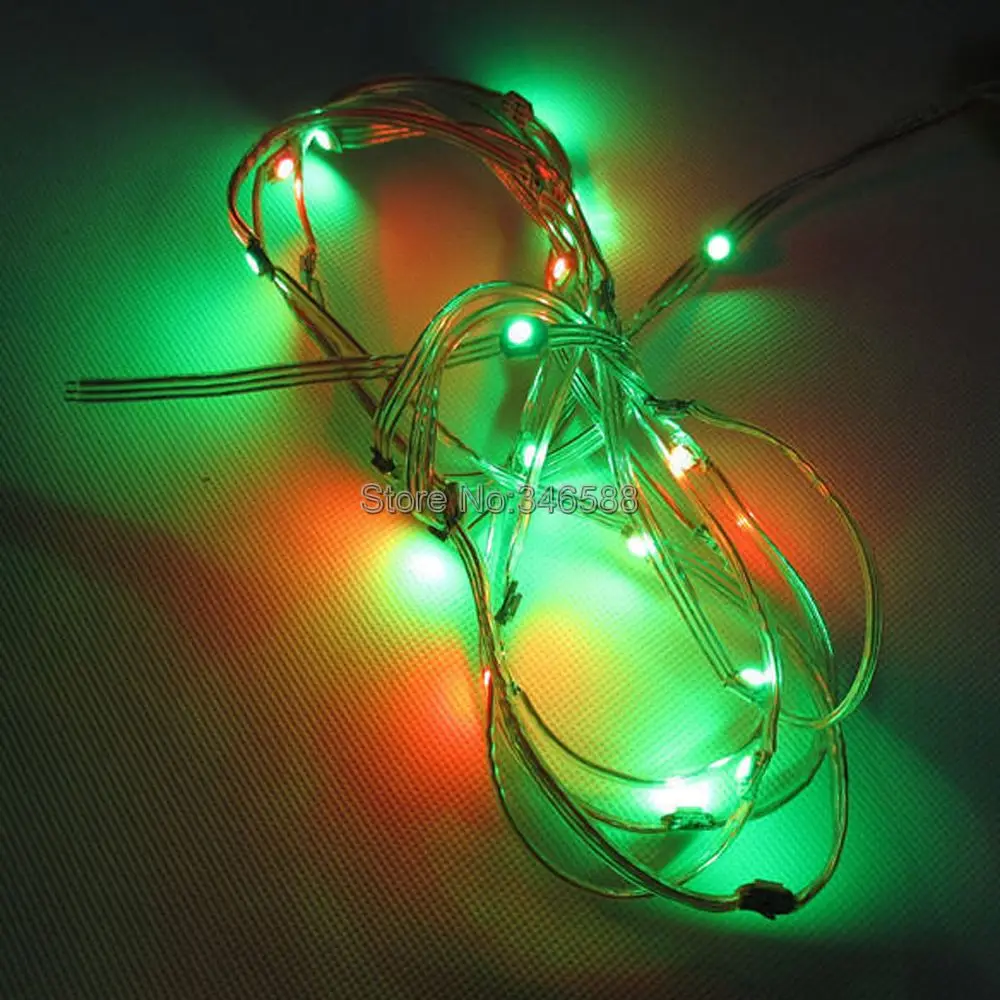 100x Presoldered Prewired DC5V WS2812B 5050SMD with Built-in WS2811 IC RGB Full Color Individually Addressable LED Module String