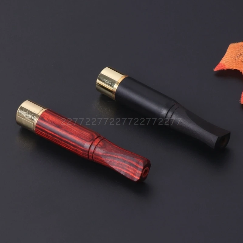 Smoking Pipe Bit Straight Filter Wooden Polish Smoke 6mm/8mm Cigarette Holder N01 Dropship