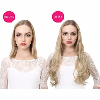 10 best sales Blonde Haarverlängerungen - №10