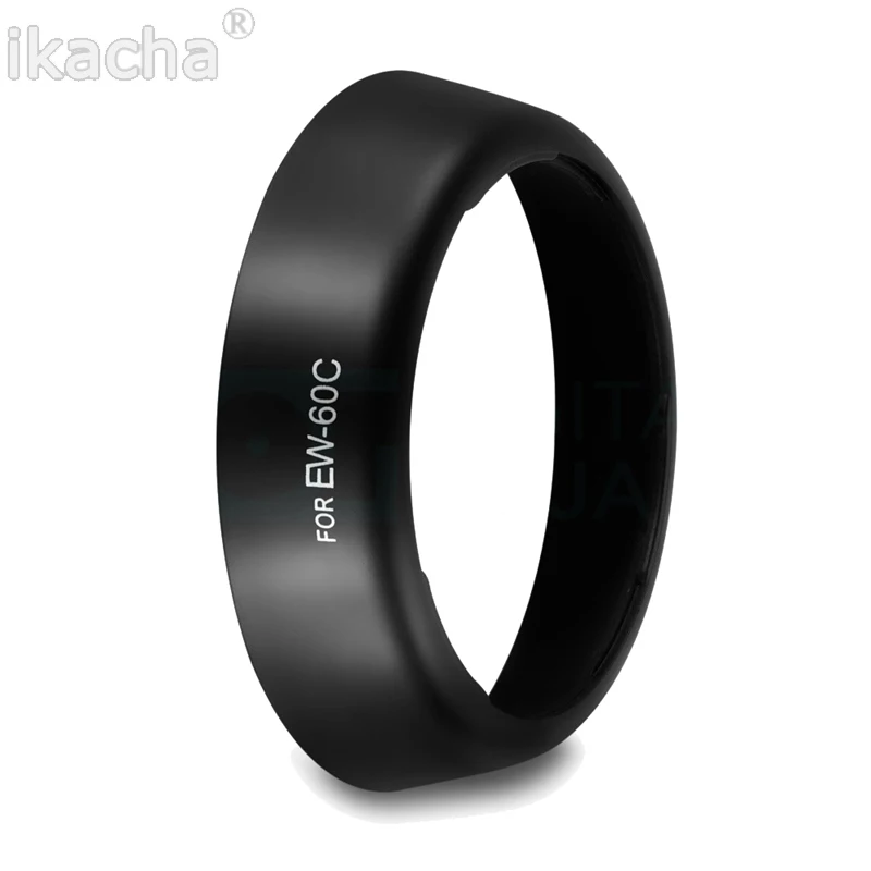DSLR Camera Lens Hood Bayonet EW-60C EW60C for Canon EF-S 18-55mm f/3.5-5.6 IS II 58mm Lens