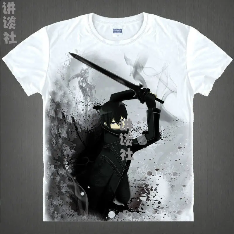 Sword Art Online SAO T-Shirt Konno Yuuki Shirt Cool t shirts Anime Clothing cute lovely Shirt & T-Shirts Japanese Anime shirts a