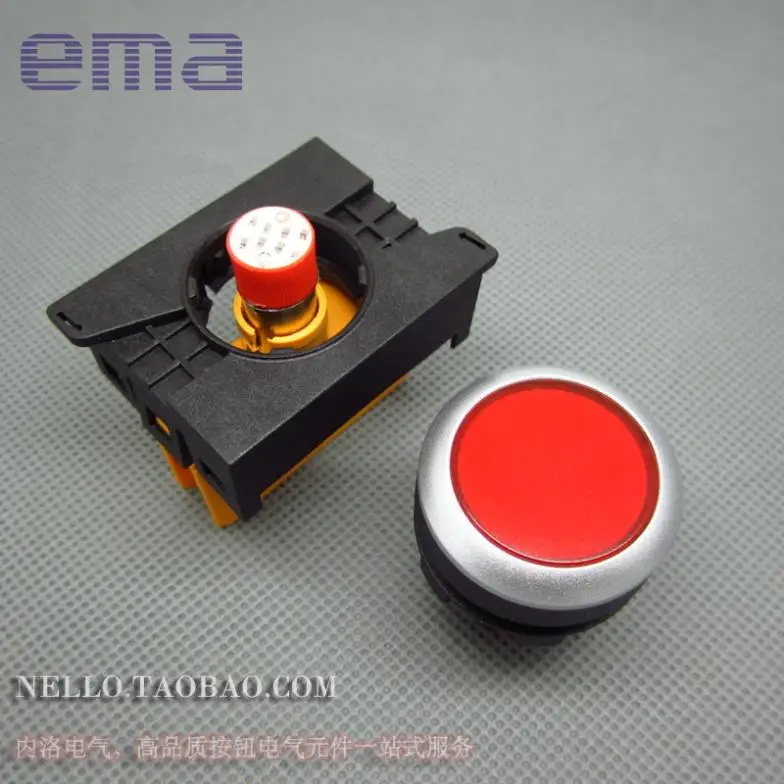 [ SA ]Imports EMA indicator 22mm flat hood E2I1 * red yellow blue and white LED DC6/12/24V--10PCS/LOT