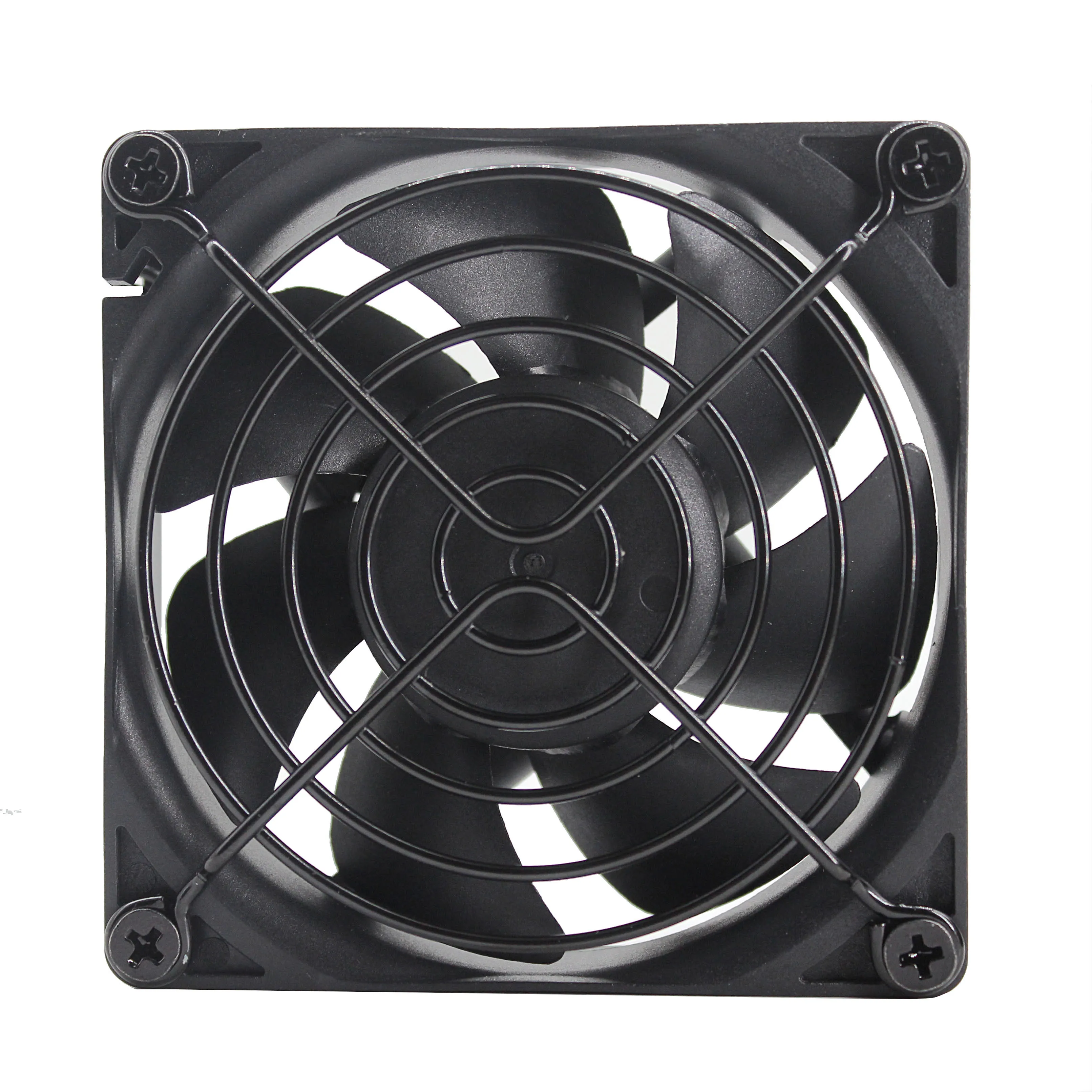 Ventilador hidráulico sem escova, 80mm 8m 8025 ec, ventilador ac 110v 115v 120v 220v, ventilador axial 80mm x 80mm x 25mm acompanha anéis/grelha