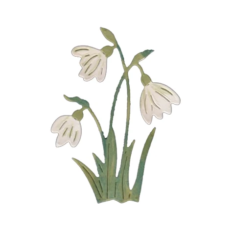 Металлические штампы для скрапбукинга Flower