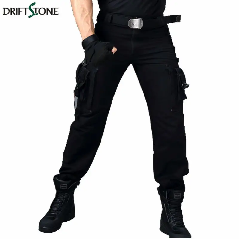 Men Military Pants SWAT Police Combat Tactical Cargo Pants Army Force 101th Airborne Airsoft Pockets Cotton Trousers