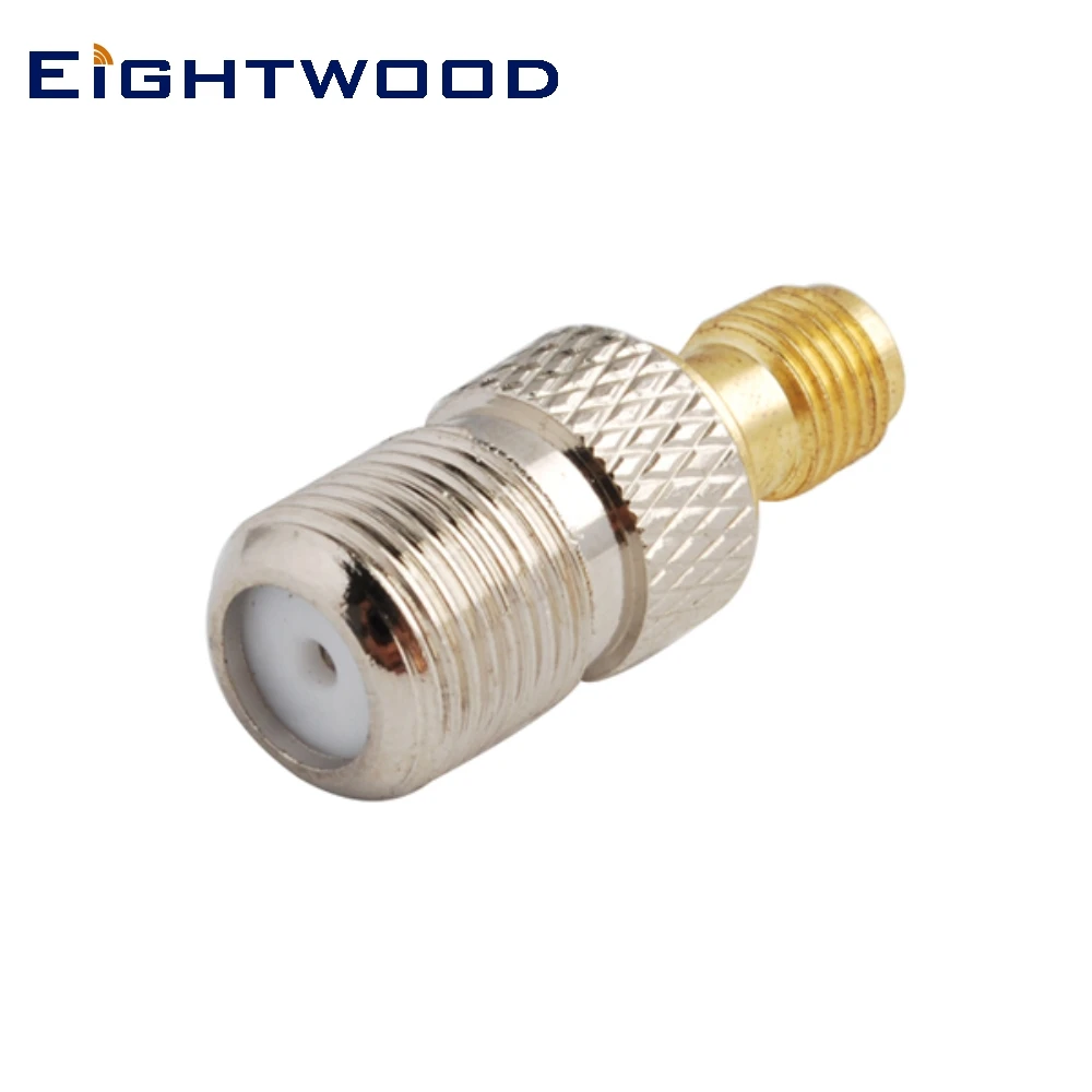 

Eightwood 5PCS SMA to F RF Coaxial Adapter SMA Jack Female to F Jack Female RF Coaxial Connector Straight 50 Ohm