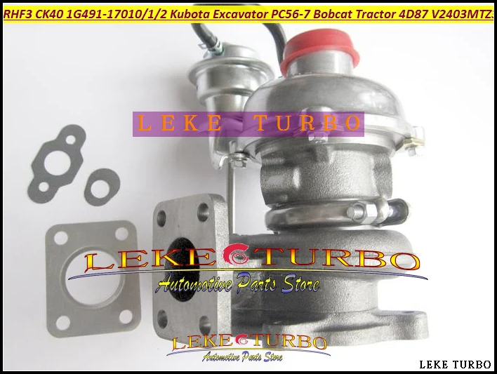 Turbocharger RHF3 CK40 VA410164 VD410096 1G491-17010 1G491-17012 Turbo For Kubota PC56-7 For Bobcat Tractor 4D87 V2403-M-T-Z3B