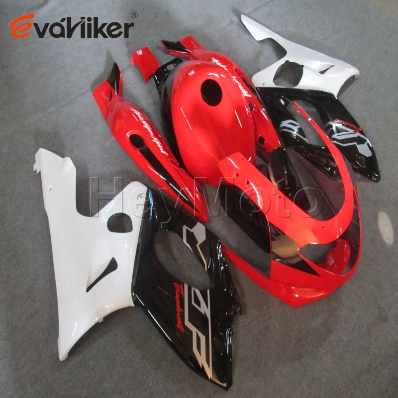 

YZF600R Motorcycle Fairing Full Set Custom Color Red White 1997 2007