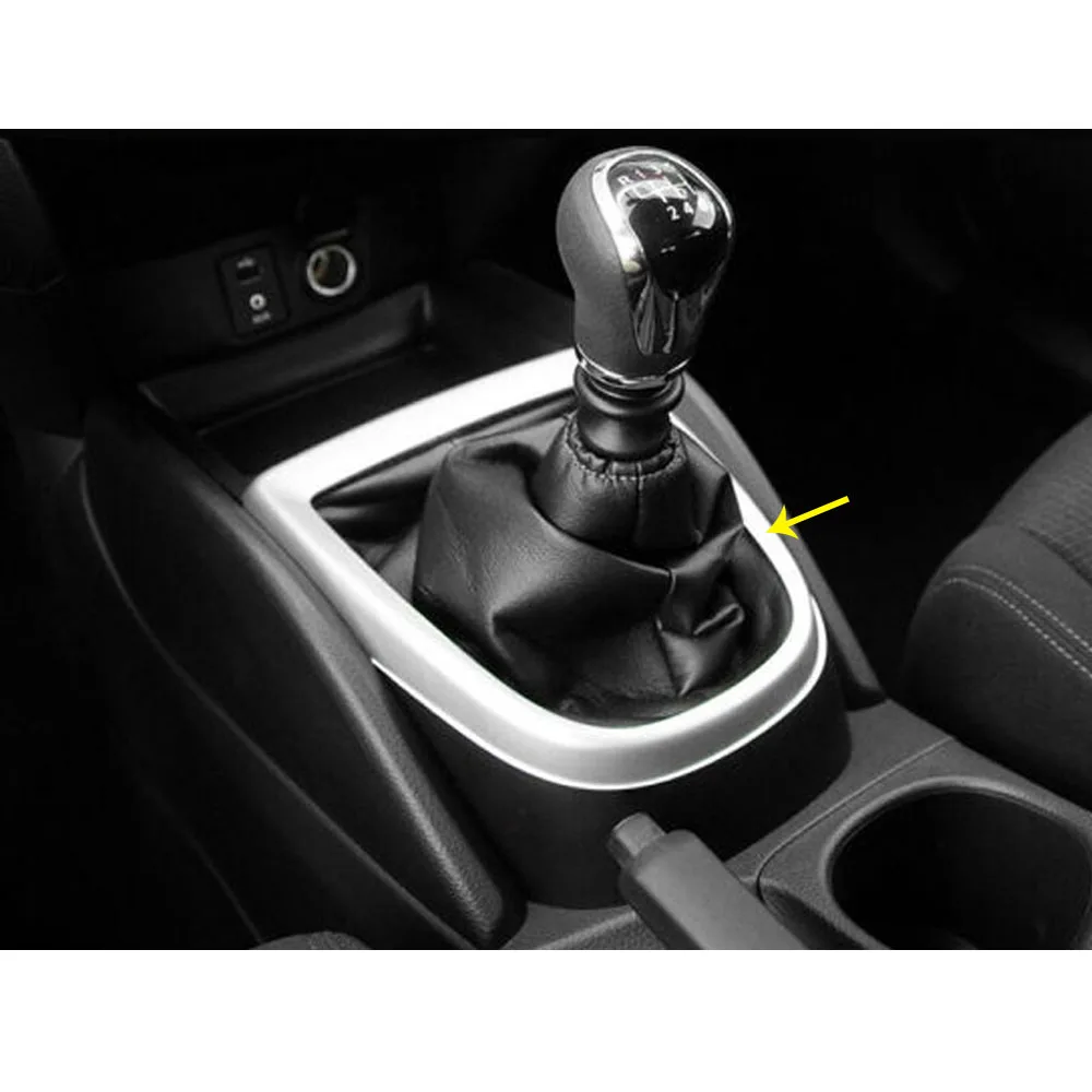 Car Stick Middle Front Shift Stall Paddle Cup Lamp Frame Trim For Nissan X-Trail T32/Rogue 2014 2015 2016 2017 2018 2019 2020