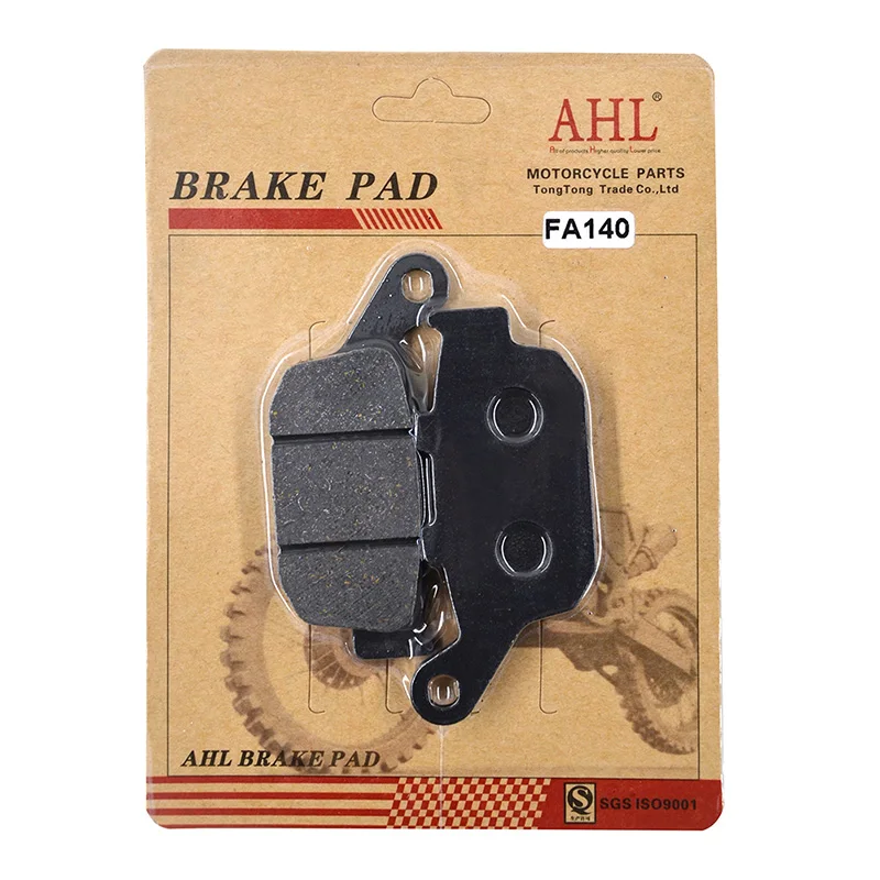 AHL Motorcycle Rear Brake Pads For Honda CB250 CBR250 NSR250 CB-1 CB400 CB 400 SF Superfour For Buell for Suzuki XF650 for Yamah