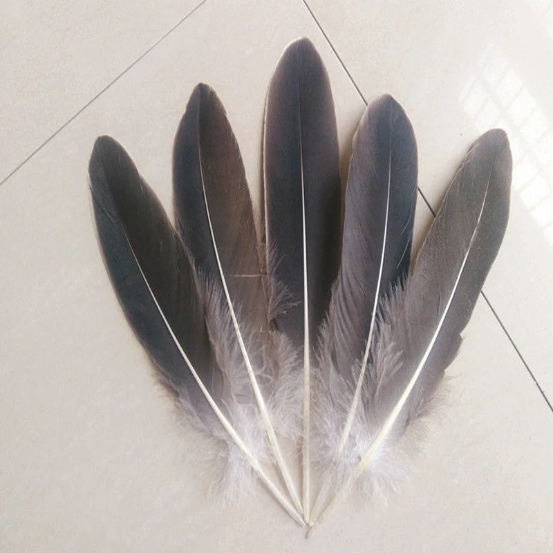 Wholesale! 1000 pcs beautiful natural goose feather floating feather 15-20 cm / 6-8 inch